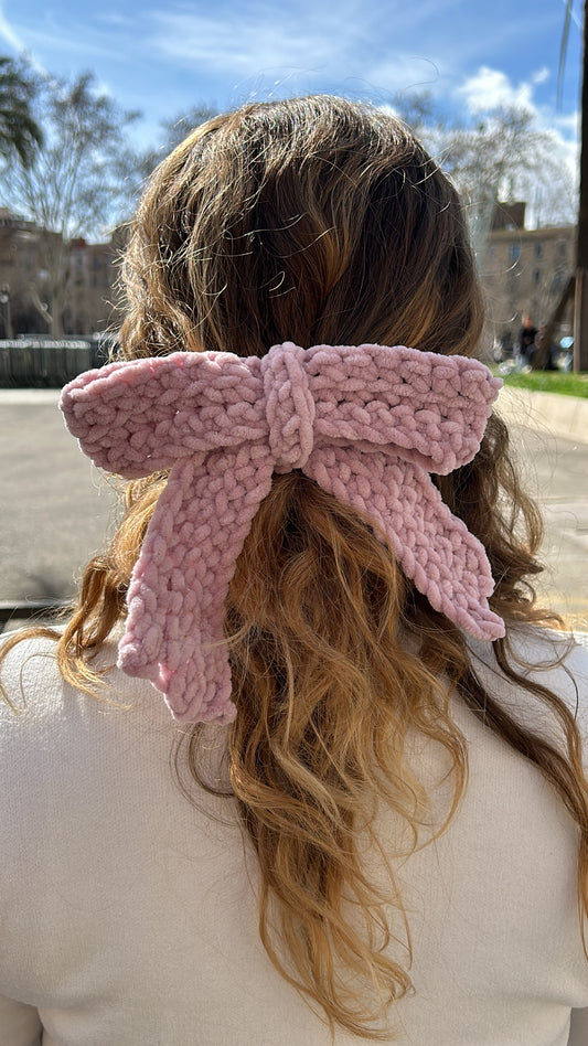 Lazo Rosa Pink Crochet