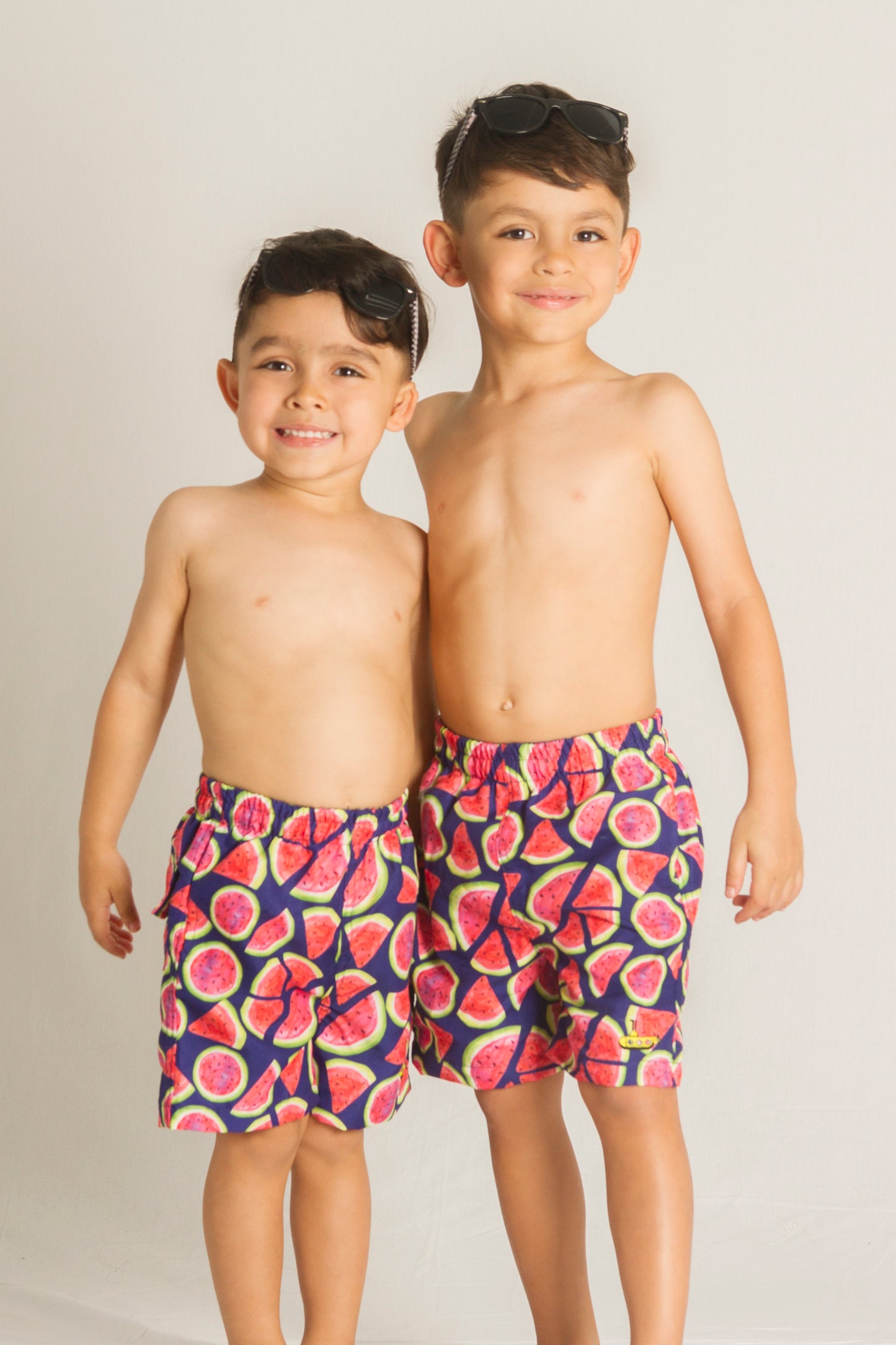 Short bañador niño Sandías Azul - Alejandra Santoalla