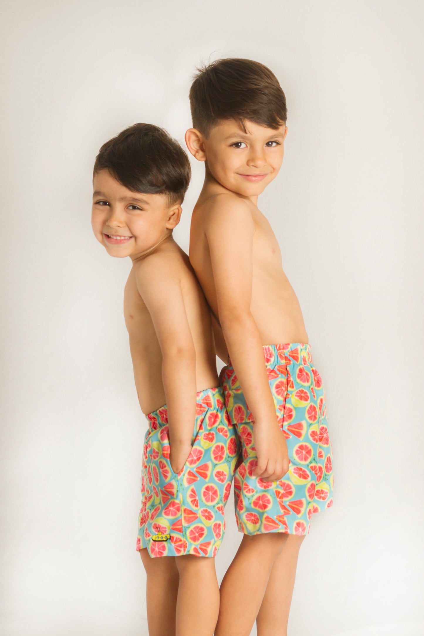 Short bañador niño Toronjas - Alejandra Santoalla