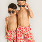 Short bañador niño Sandías Rosa - Alejandra Santoalla