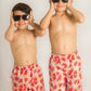 Short bañador niño Sandías Rosa - Alejandra Santoalla