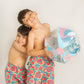 Short bañador niño Sandías Aguamarina - Alejandra Santoalla