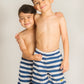 Short bañador niño Rayas Azules - Alejandra Santoalla